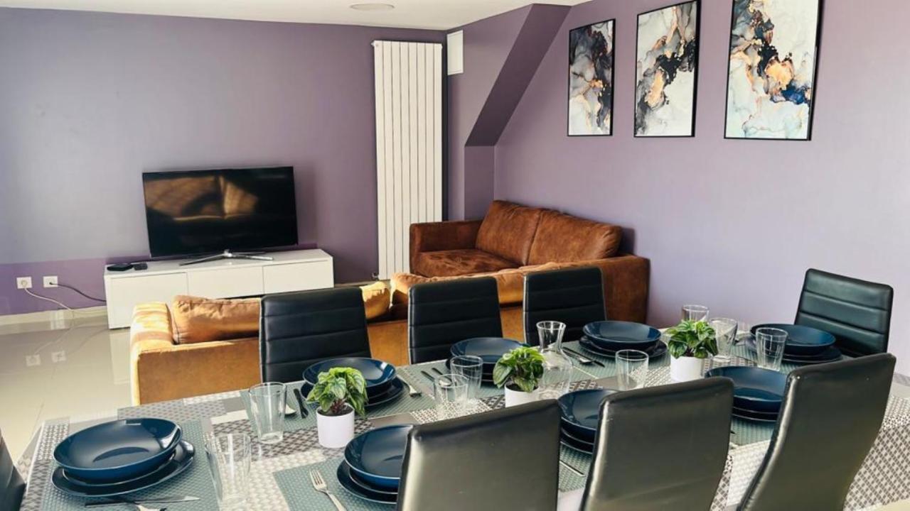 100M2 2 Chambres 8 Personnes - Grand Parking Et Terrasse Privee - Proche Cdg-Parc Expositions-Paris-Asterix-Disney Villepinte  Zewnętrze zdjęcie